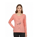 BLUSA MANGA LARGA CORAL