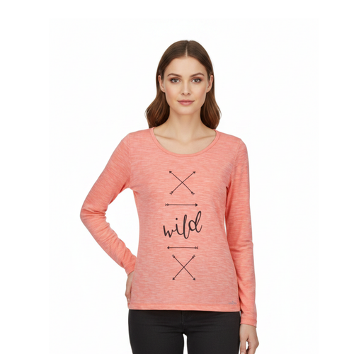 BLUSA MANGA LARGA CORAL