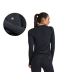 BLUSA MANGA LARGA UV DRYFIT NEGRO