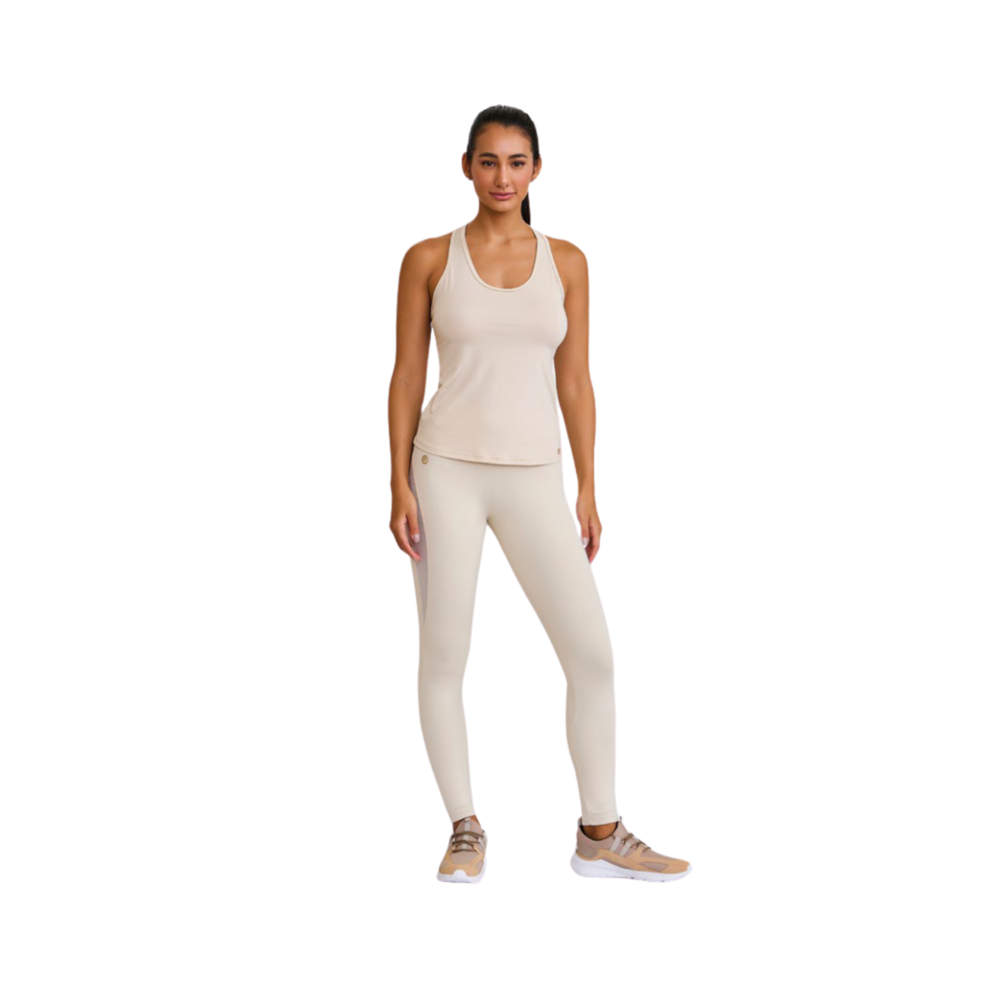CAMISETA BLOCKSUNDRY ESTILO NADADORA BEIGE