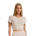 CROPPED BLOCKSUNDRY BEIGE