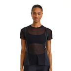 CAMISETA LARGA DE TULL