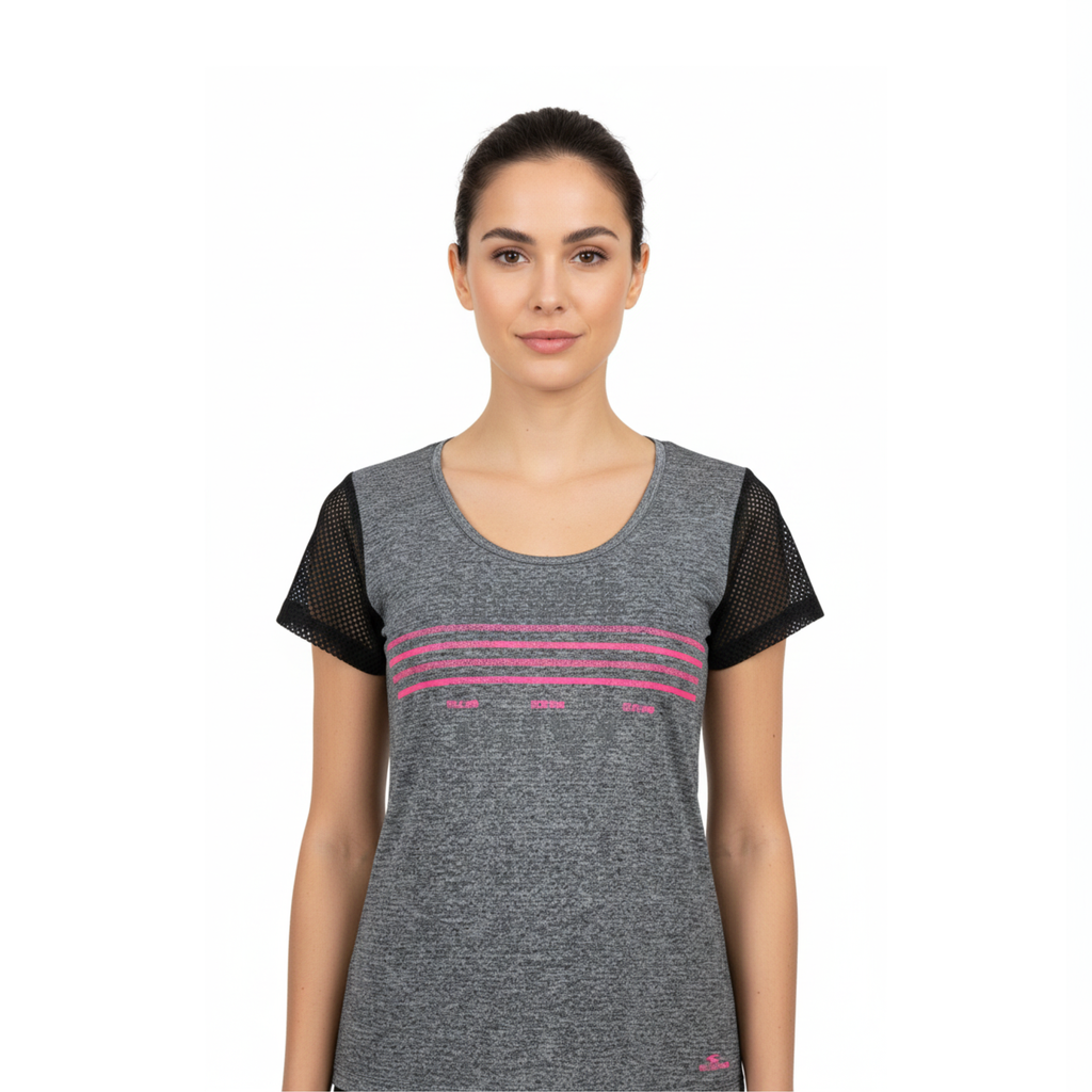 CAMISETA MANGA CORTA TIME MEZCLA NEGRA