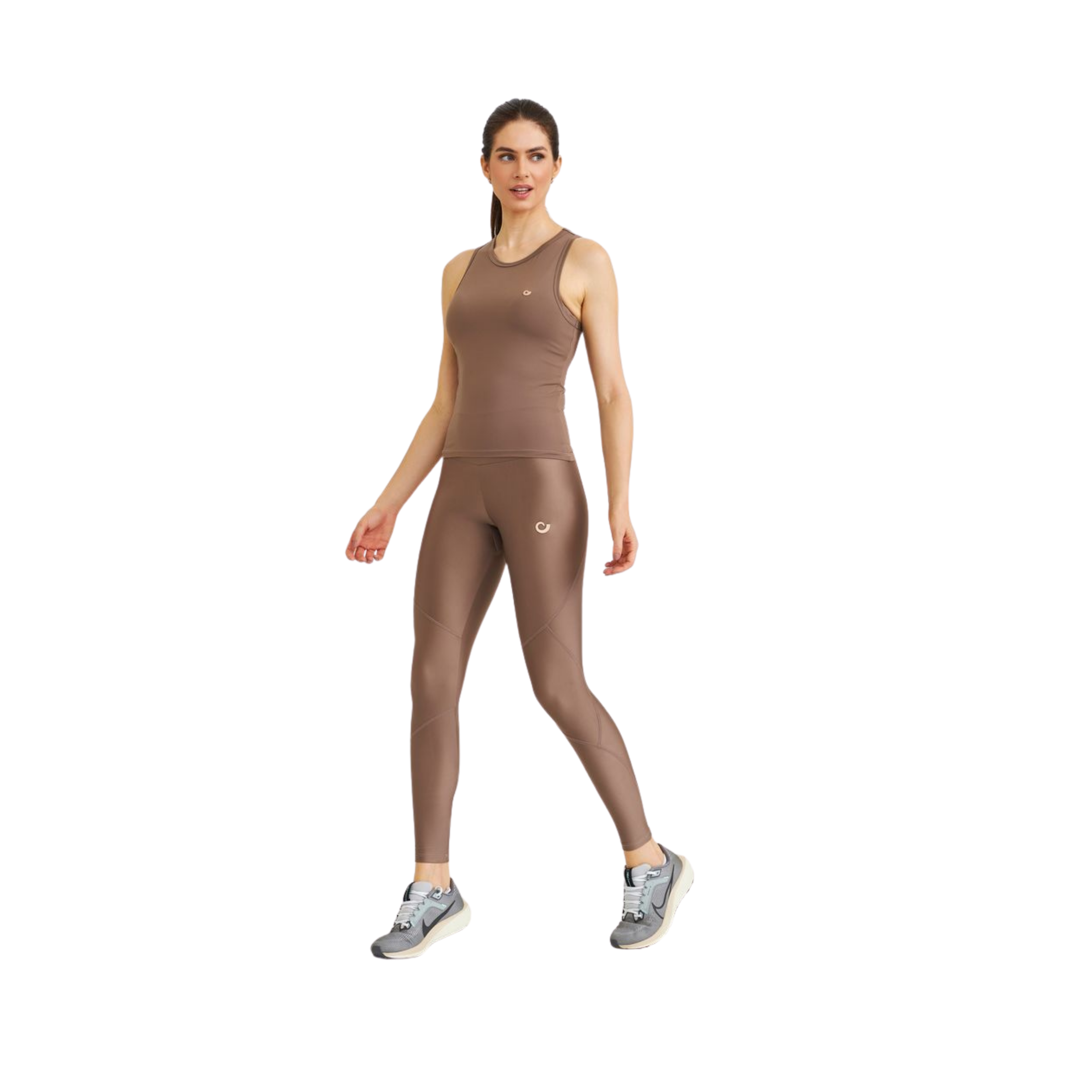 CAMISETA UV CLASICA MARRON