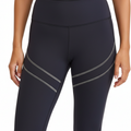LEGGINS MIX CON SEDA NEGRO