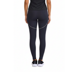 LEGGINS MIX CON SEDA NEGRO