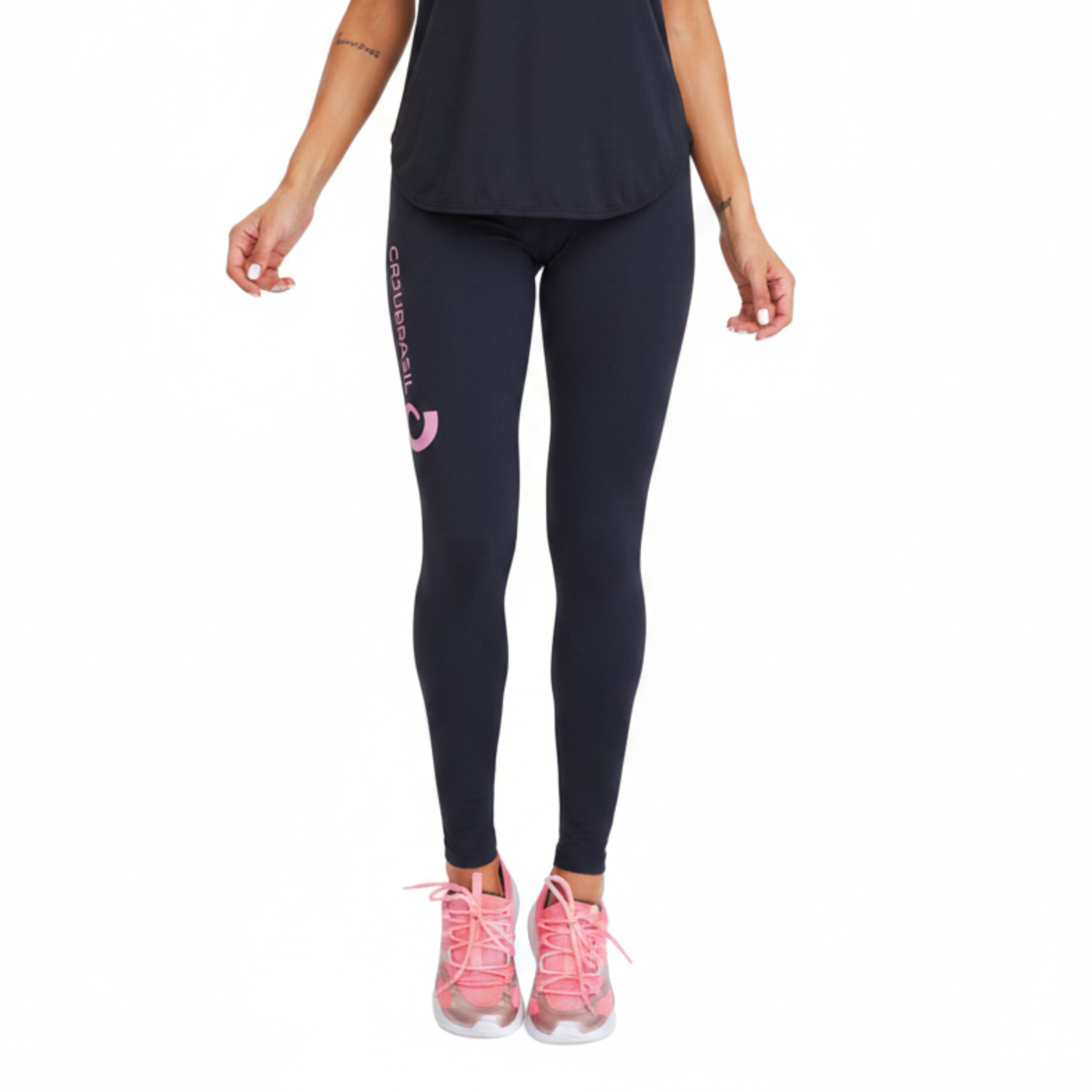 LEGGINS NZ UNIFORME LOJISTA NEGRO/ROSA