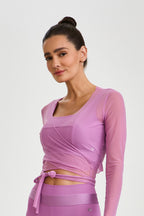 CROPPED DE TULL CON AMARRE FRONTAL