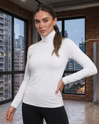 POLERA TERMICA MANGA LARGA CUELLO ALTO