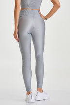 LEGGINS ACANALADOS CON CINTURA ASIMETRICA