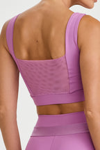 TOP PETO CORTO CON ESPALDA DE TULL