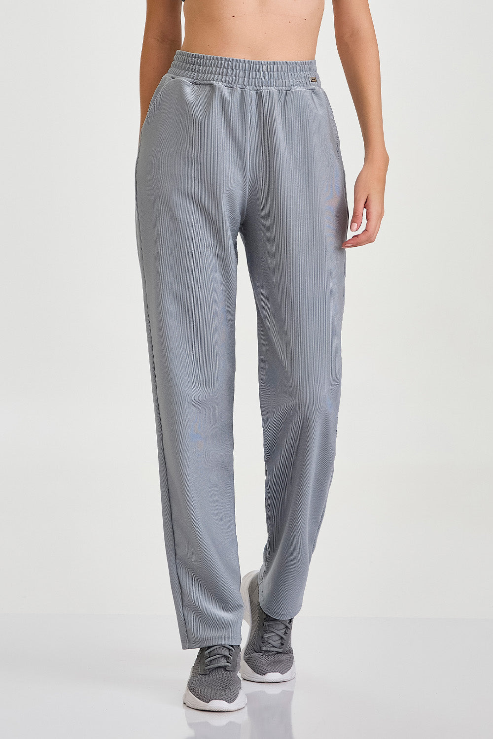 PANTALON ESSENCIAL ACANALADO CON BOLSILLO