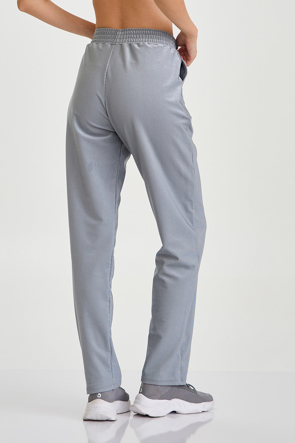 PANTALON ESSENCIAL ACANALADO CON BOLSILLO