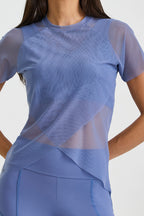 CAMISETA DE TULL CRUZADO