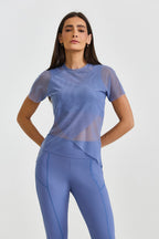 CAMISETA DE TULL CRUZADO