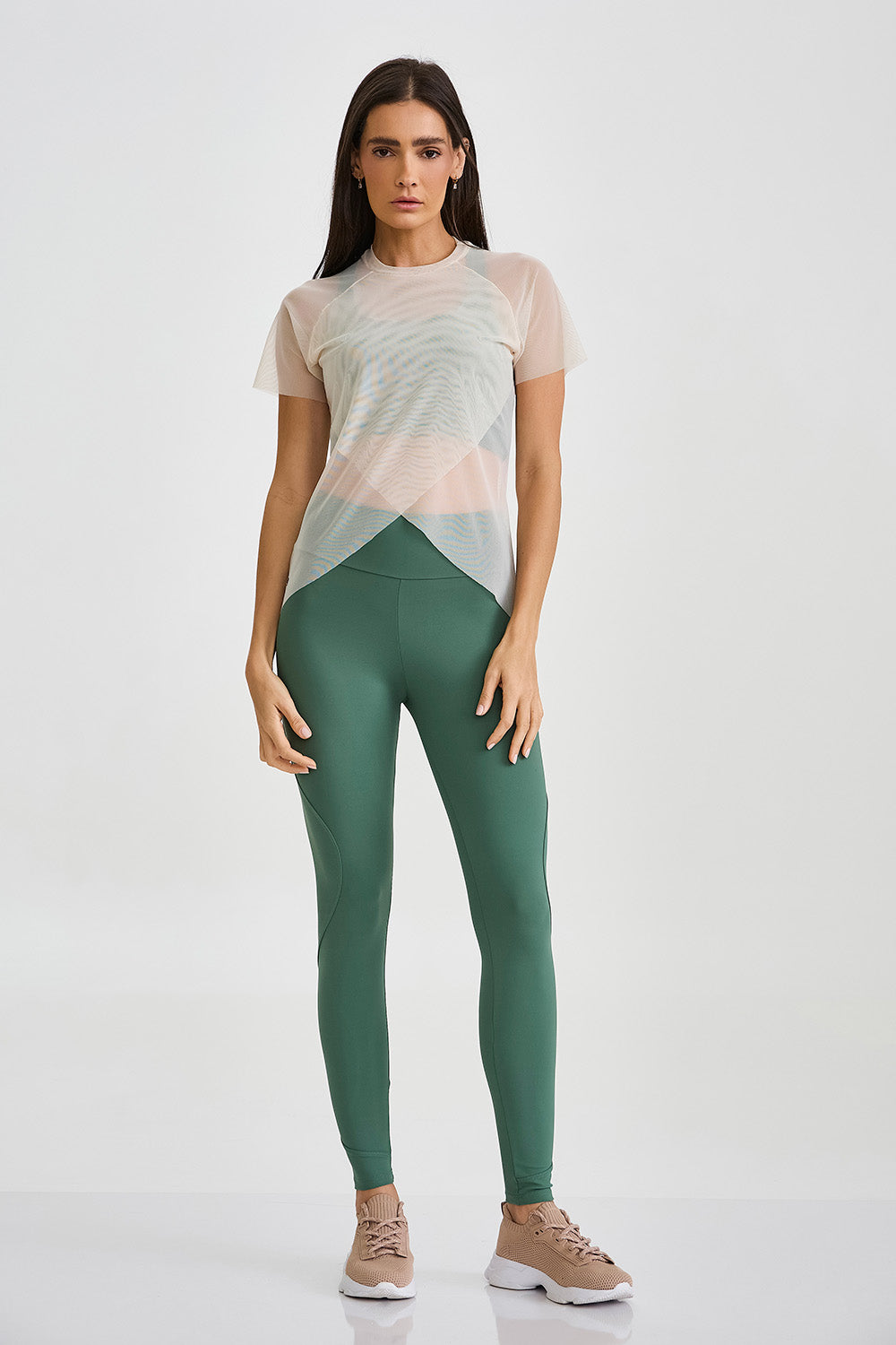 CAMISETA DE TULL CRUZADO