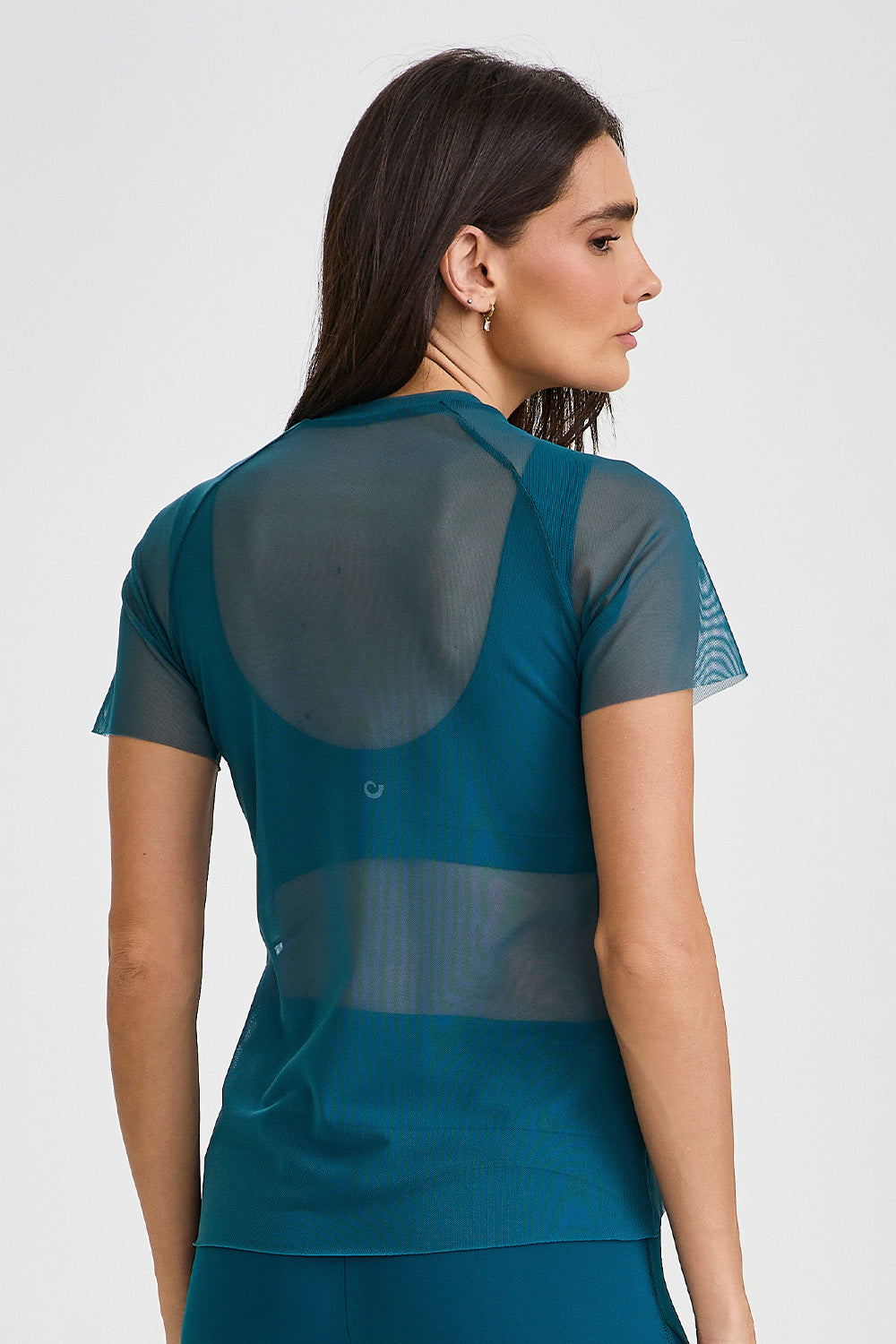CAMISETA DE TULL CRUZADO