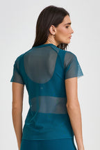 CAMISETA DE TULL CRUZADO