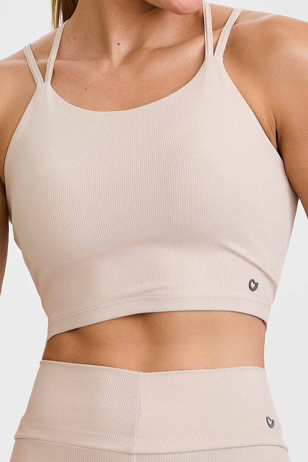 CROPPED ACANALADO DOBLE TIRANTE