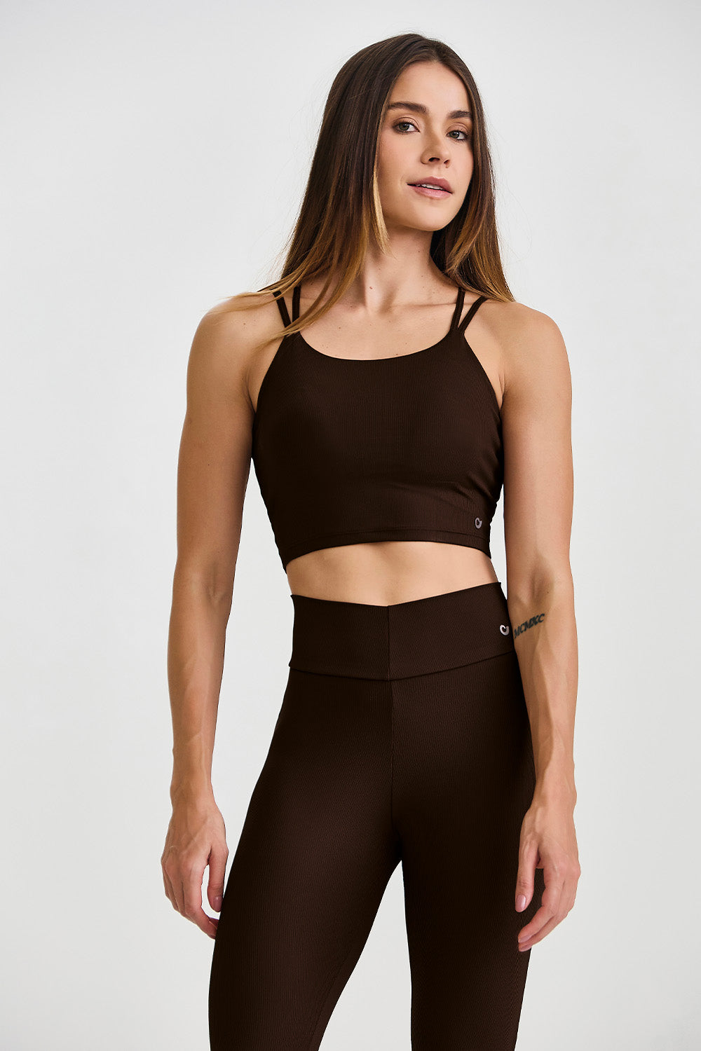 CROPPED ACANALADO DOBLE TIRANTE