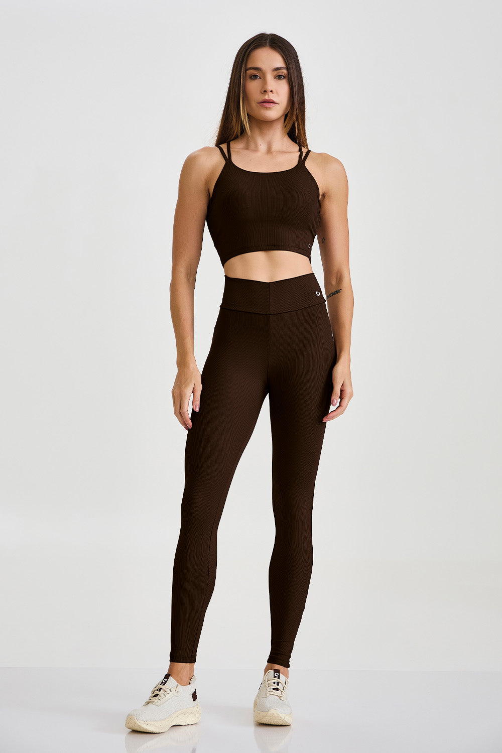 CROPPED ACANALADO DOBLE TIRANTE