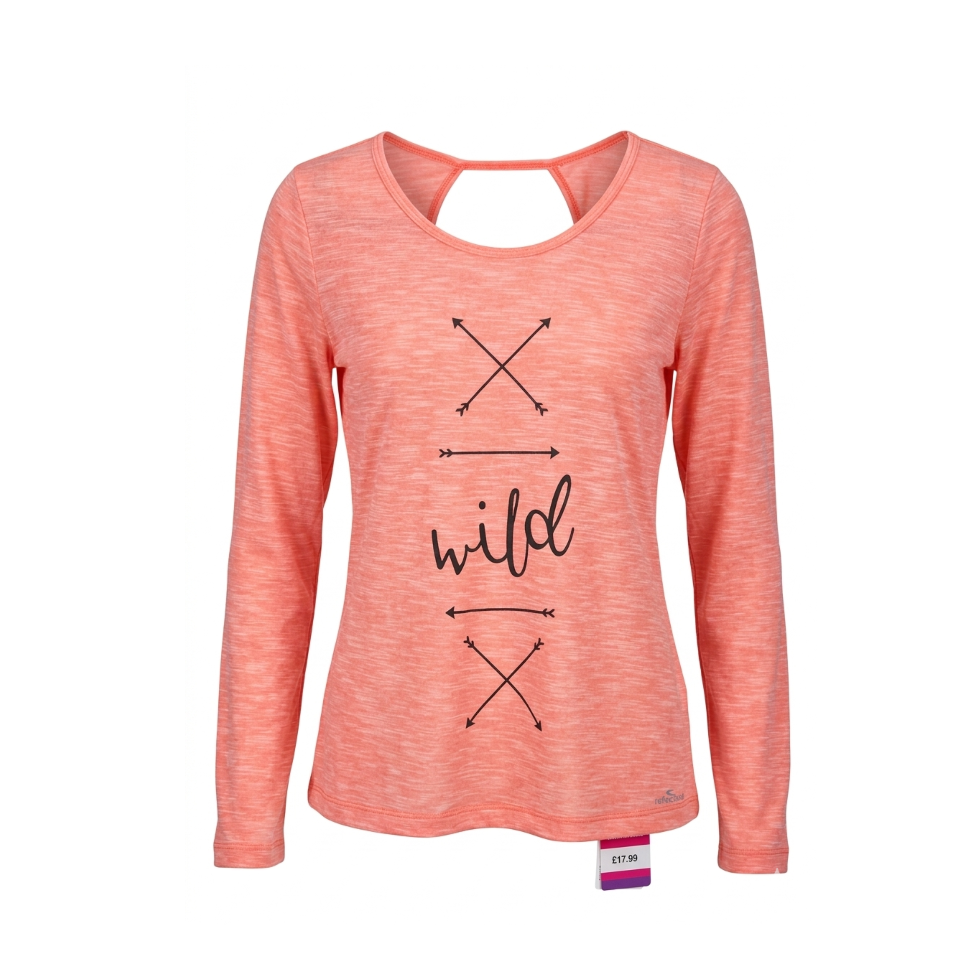 BLUSA MANGA LARGA CORAL