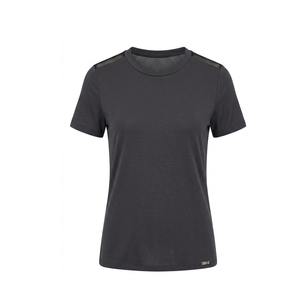 CAMISETA MANGA CORTA NEGRO