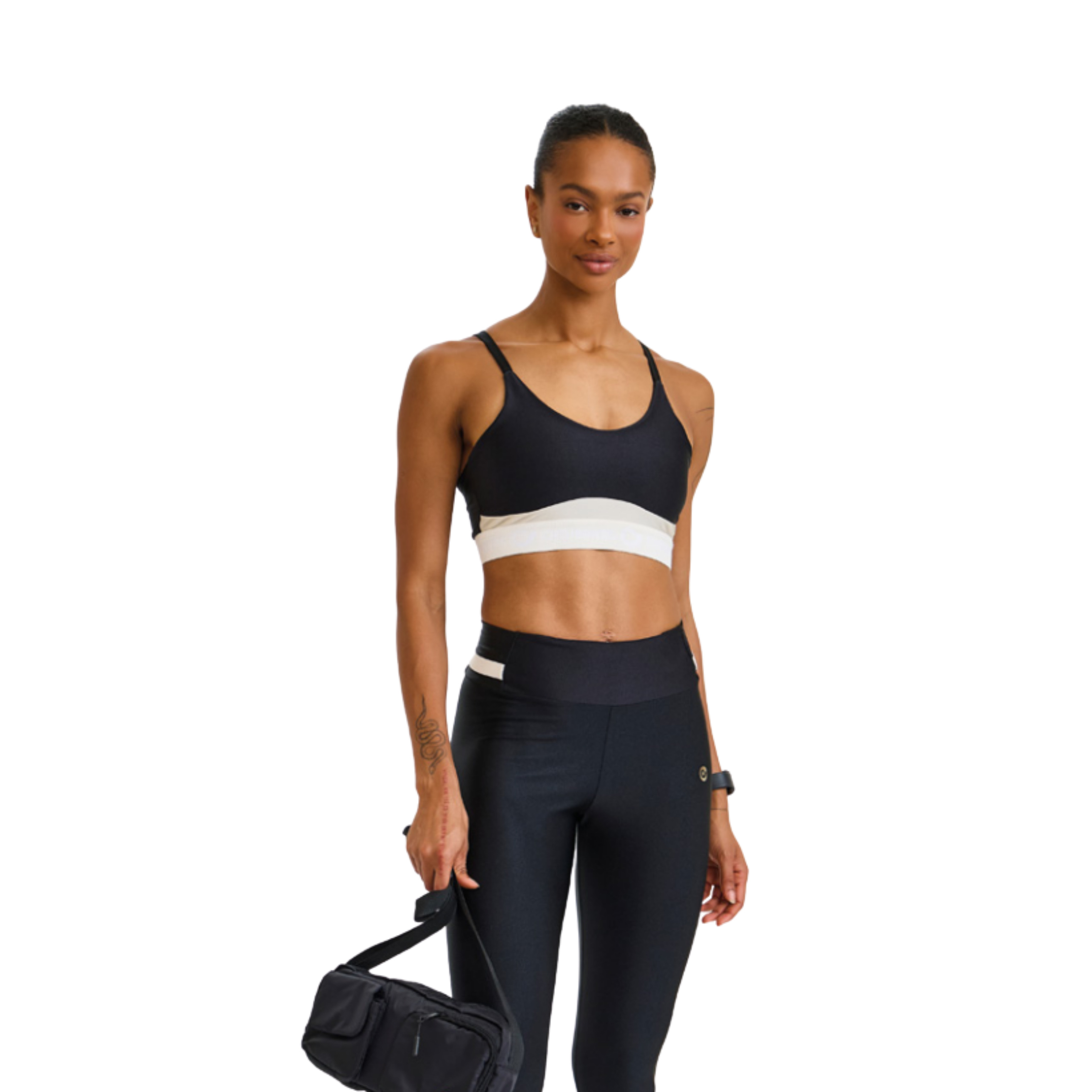 TOP PETO ATLANTA ELASTICO NEGRO
