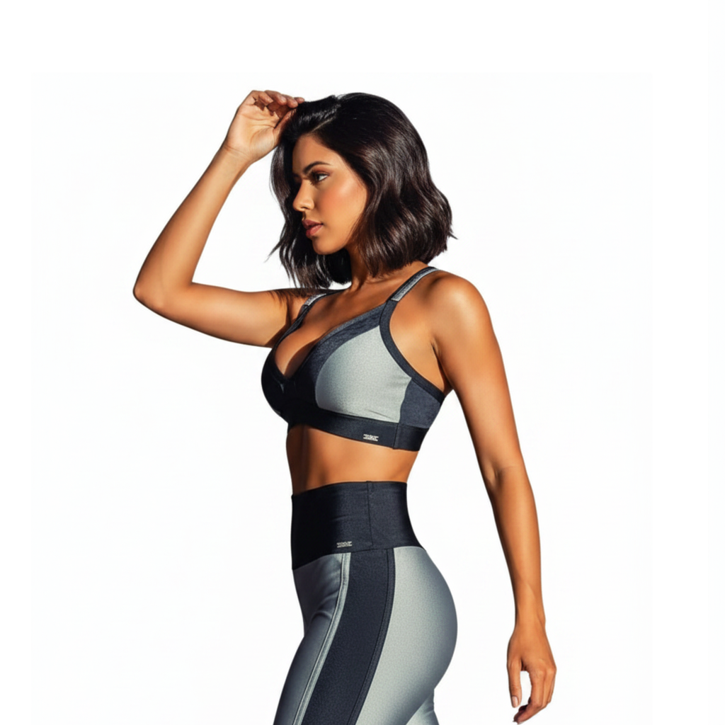 TOP PETO GLOSSY NEGRO