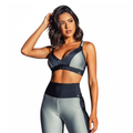 TOP PETO GLOSSY NEGRO