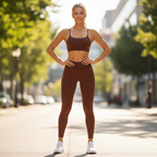 LEGGINS NY CON PROTECCION SOLAR MARRON