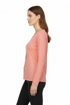 BLUSA MANGA LARGA CORAL