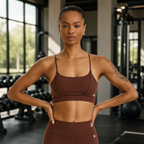 TOP PETO NY CON PROTECCION SOLAR MARRON